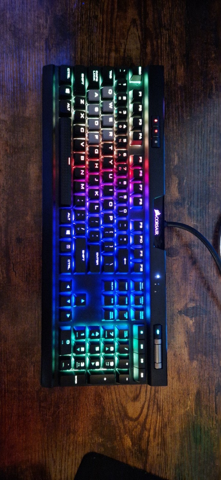 Corsair K70 MK.2 RGB Gaming Toetsenbord - Perfecte Staat, Ophalen of Verzenden, Zo goed als nieuw, Gaming toetsenbord