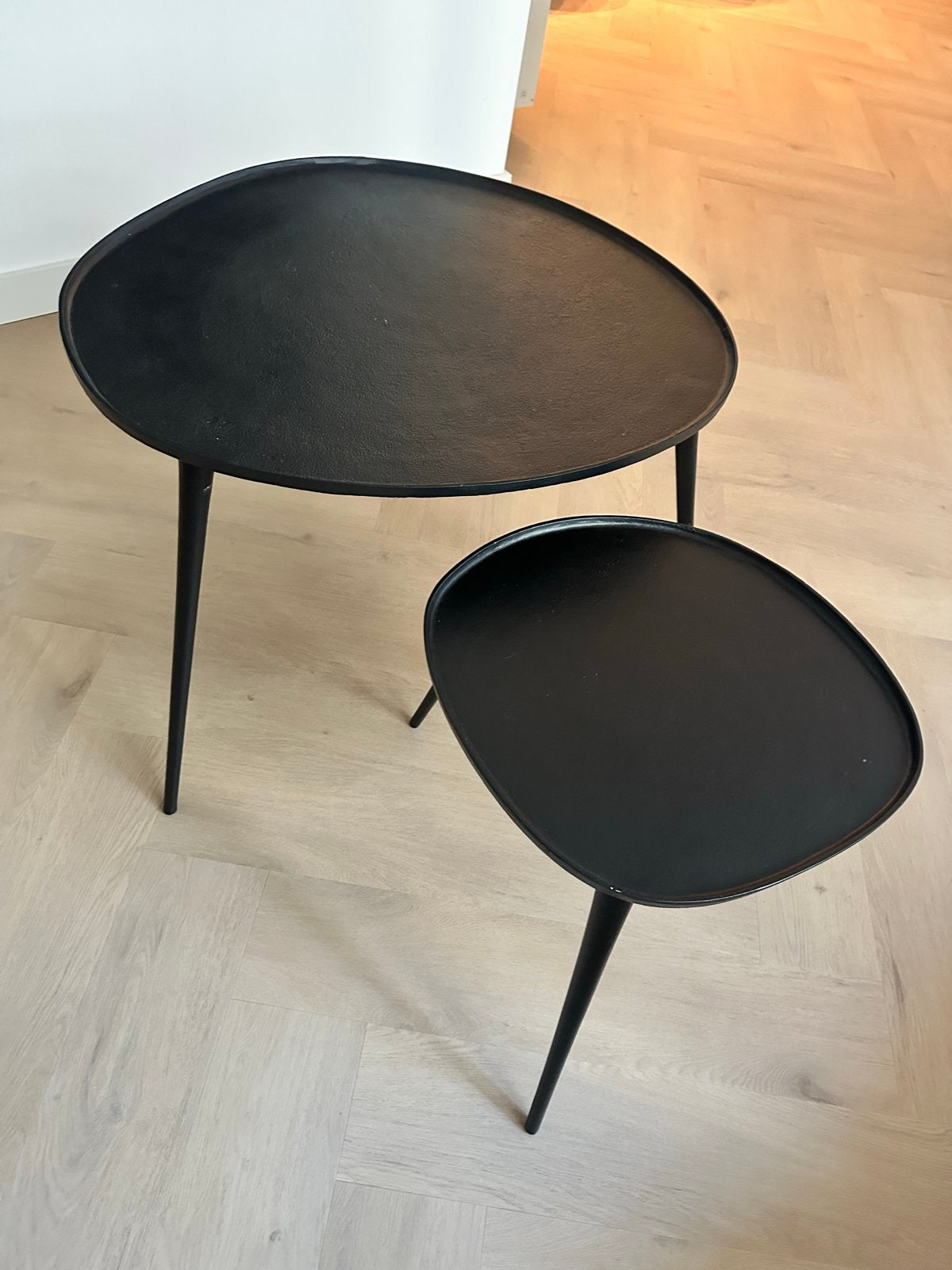 Set van 2 metalen tafels van Zara Home, Ophalen, 50 – 75, Gebruikt, 50 tot 100 cm