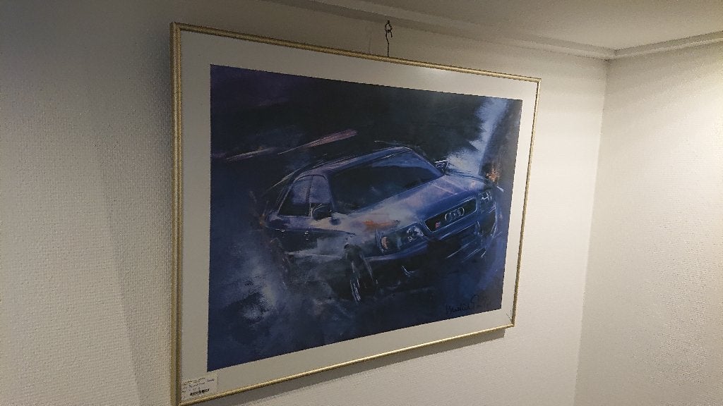 Ingelijste kunstdruk Audi S6 Plus C4 (1996, Ophalen of Verzenden