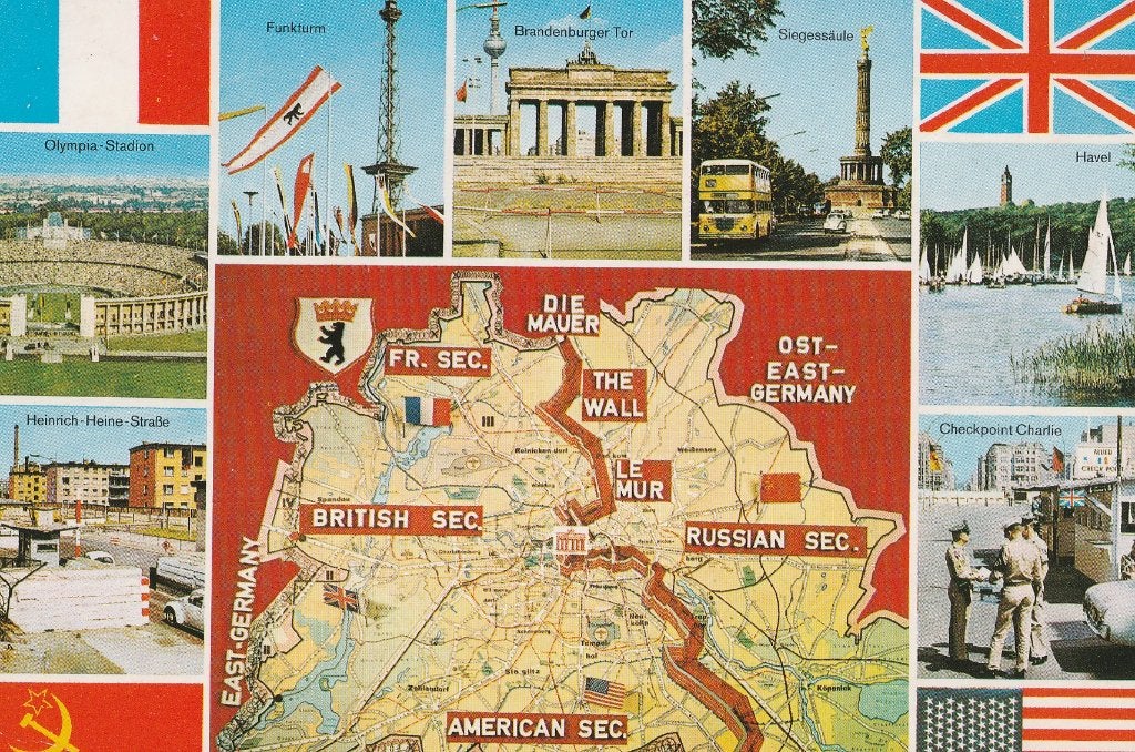 BERLIJN   MET SECTOREN Bezettingslegers 1987  nr  013, Verzenden, 1980 tot heden, Gelopen, Overige thema's