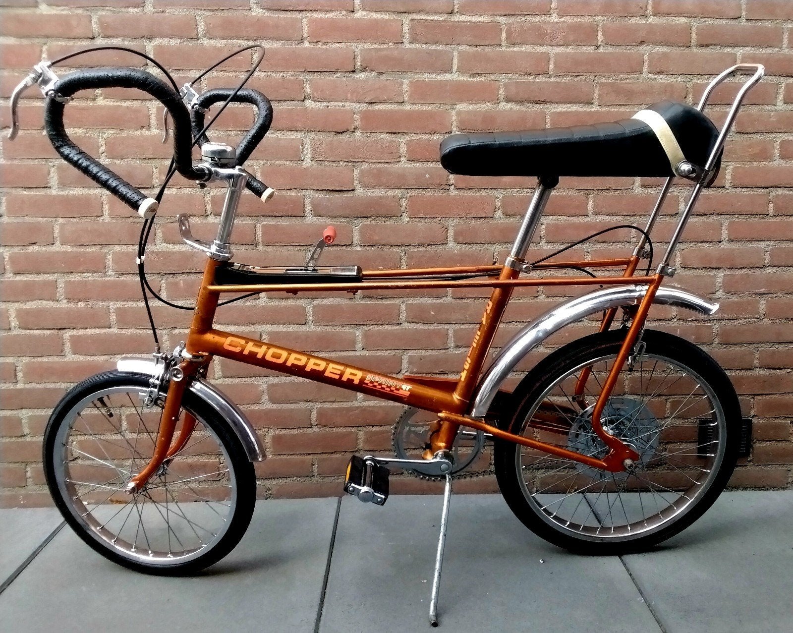 Raleigh Chopper Sprint GT 1972, Overige merken, Gebruikt, Velgrem, Versnellingen
