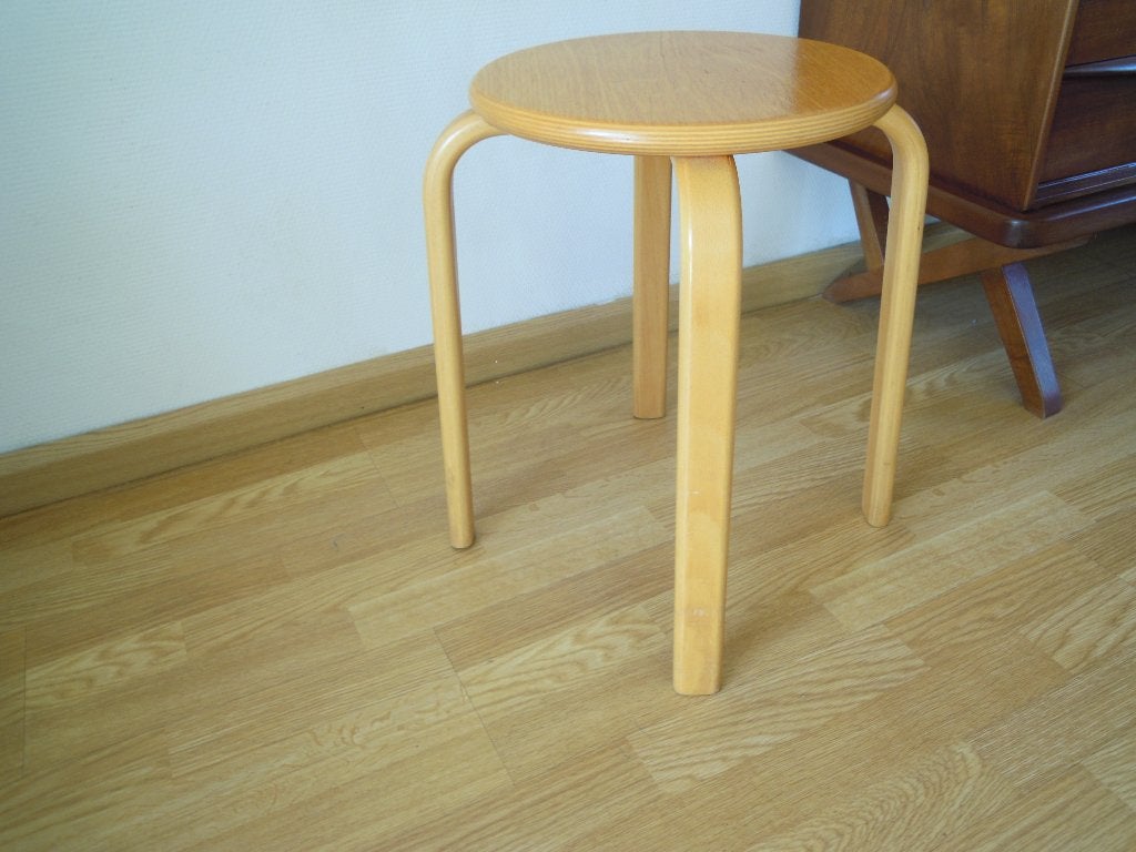 Ikea kruk, Ophalen of Verzenden, Gebruikt, Hout
