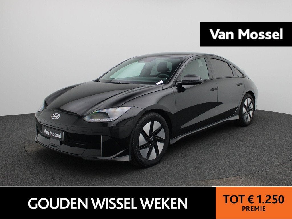 Hyundai Ioniq 6 77,4 kWh Core Plus | Navigatie | Camera | St, Auto's, Automaat, Gebruikt, Zwart, 614 km