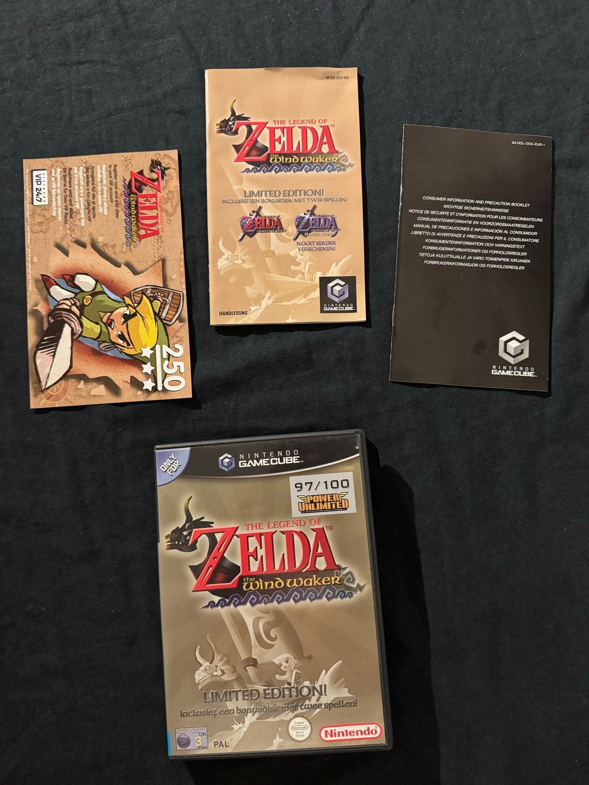 Zelda Wind Waker Limited Edition GameCube Compleet, 1 speler, Zo goed als nieuw, Vanaf 7 jaar, Ophalen