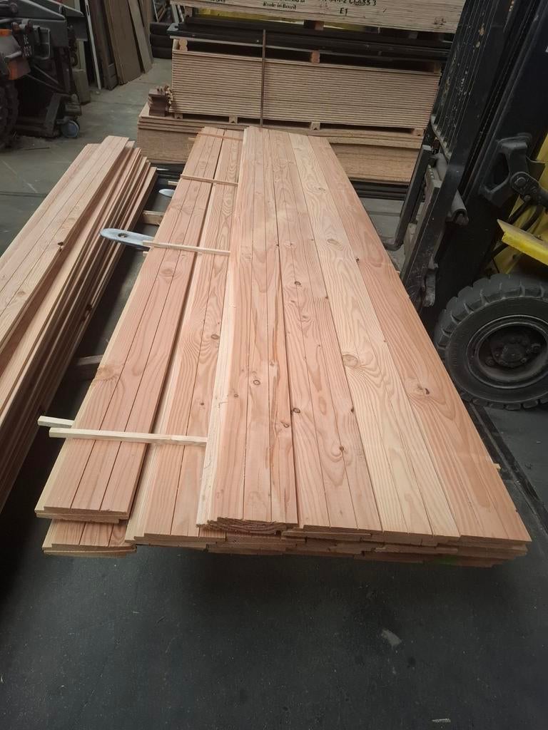 Partij 40 st douglas zweeds rabat planken 4 m bezorgen mogel, Tuin en Terras, Palen, Balken en Planken, Ophalen, Nieuw, 250 cm of meer