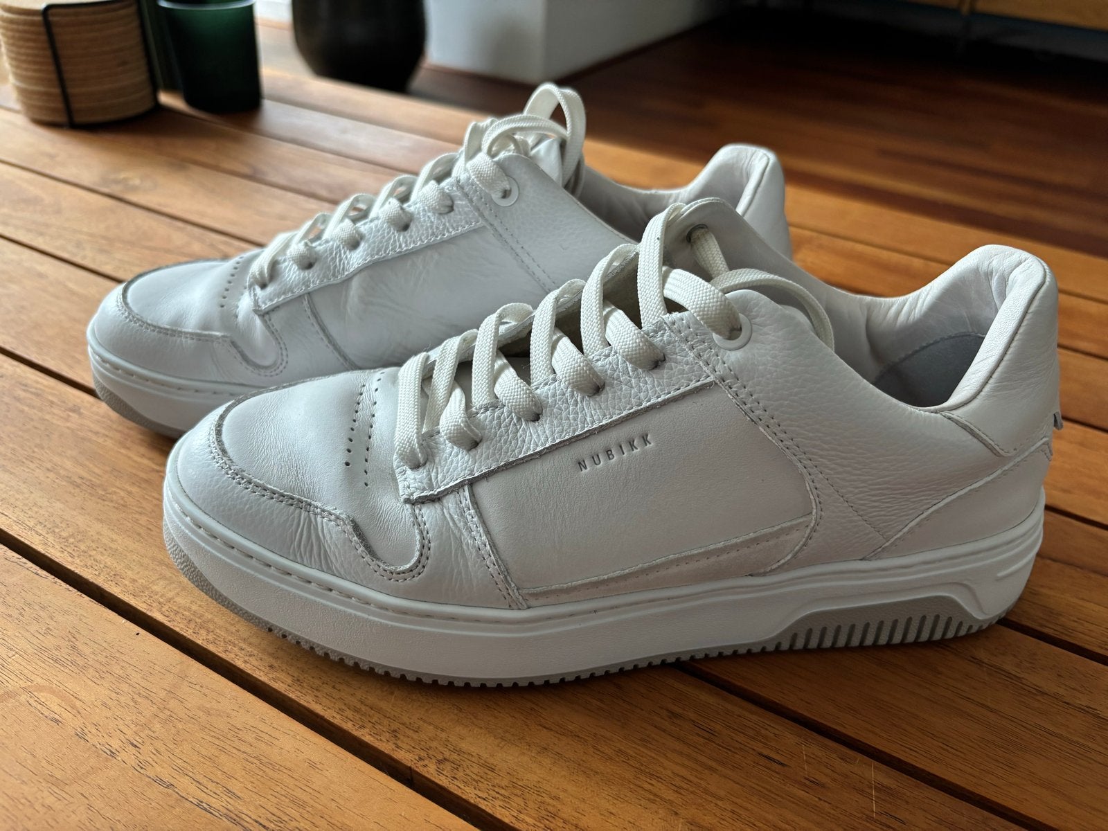 Nubikk Basket Court Sneakers - Maat 41, Kleding | Heren, Schoenen, Wit, Ophalen of Verzenden, Sneakers of Gympen, Zo goed als nieuw
