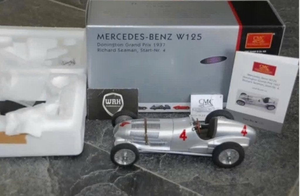 1:18 MERCEDES W125 DONINGTON #4 SEAMANN M-116 CMC WRH, Verzenden, Zo goed als nieuw, Auto, Overige merken