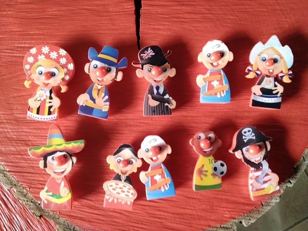Efteling poppetjes Joki en Jet set 5, Verzamelen, Efteling, Ophalen of Verzenden, Zo goed als nieuw, Beeldje of Poppetje
