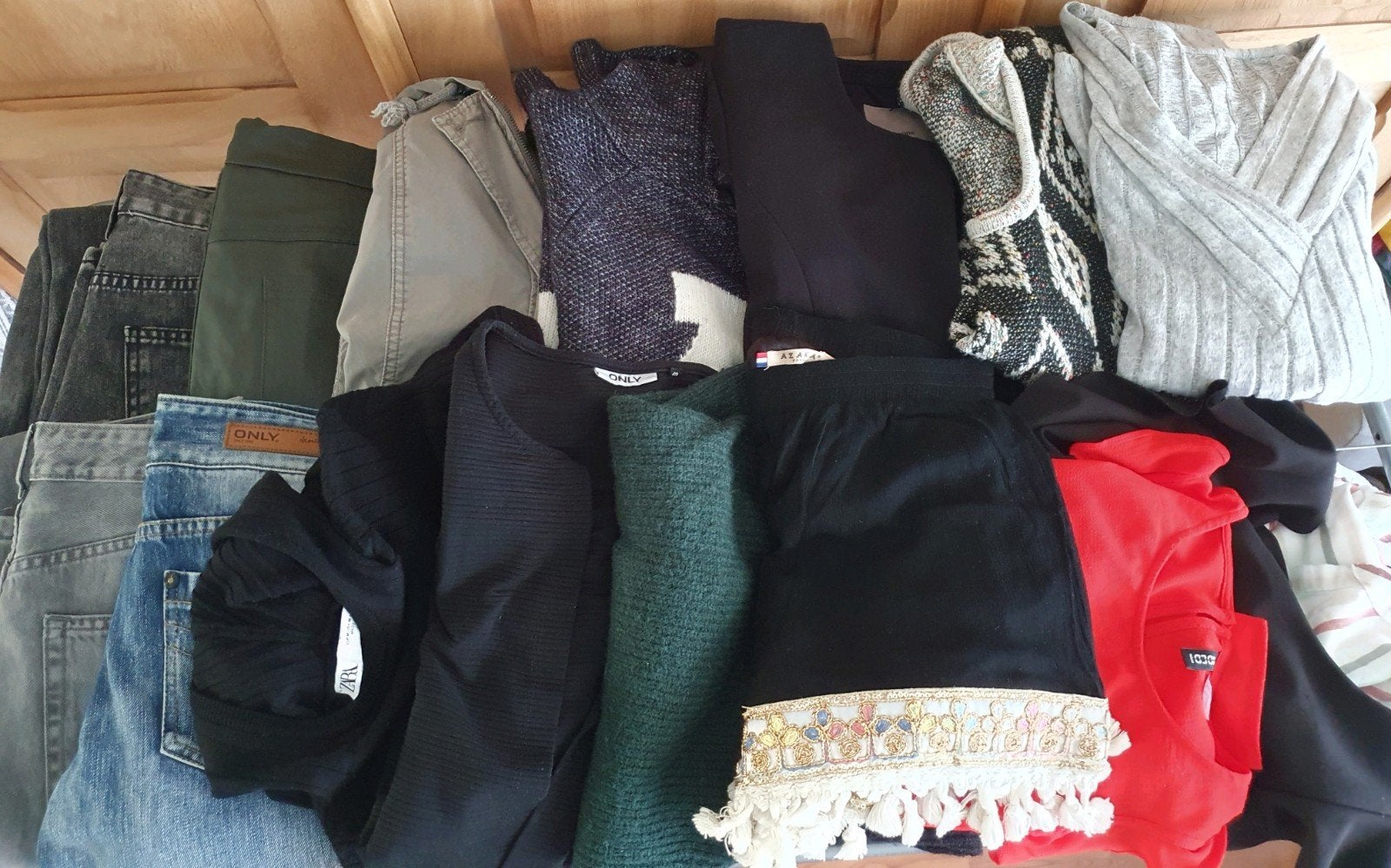 Kledingpakket 16x dames S en paar XS, Verzenden, Zo goed als nieuw, Maat 36 (S)