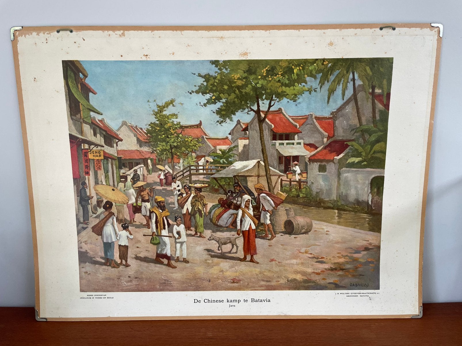 Schoolplaten Nederlands-Indië ‘Insulinde in woord en beeld’, Ophalen, Geschiedenis