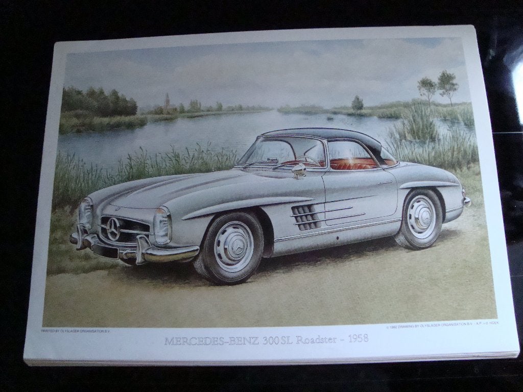 Mercedes benz 300sl roadster -1958, Ophalen of Verzenden, Nieuw, Auto's