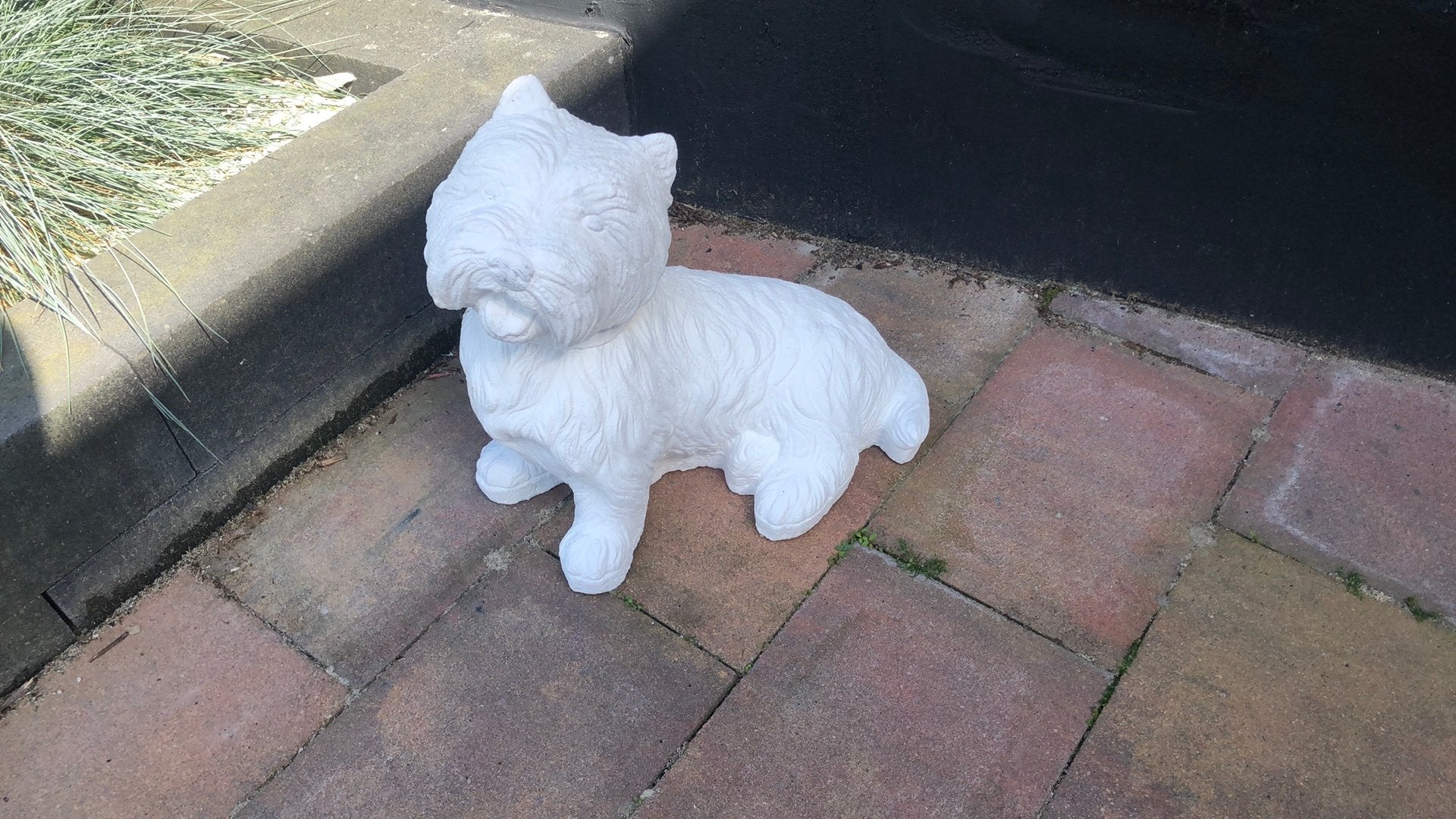 Hond tuinbeeld, Ophalen, Zo goed als nieuw
