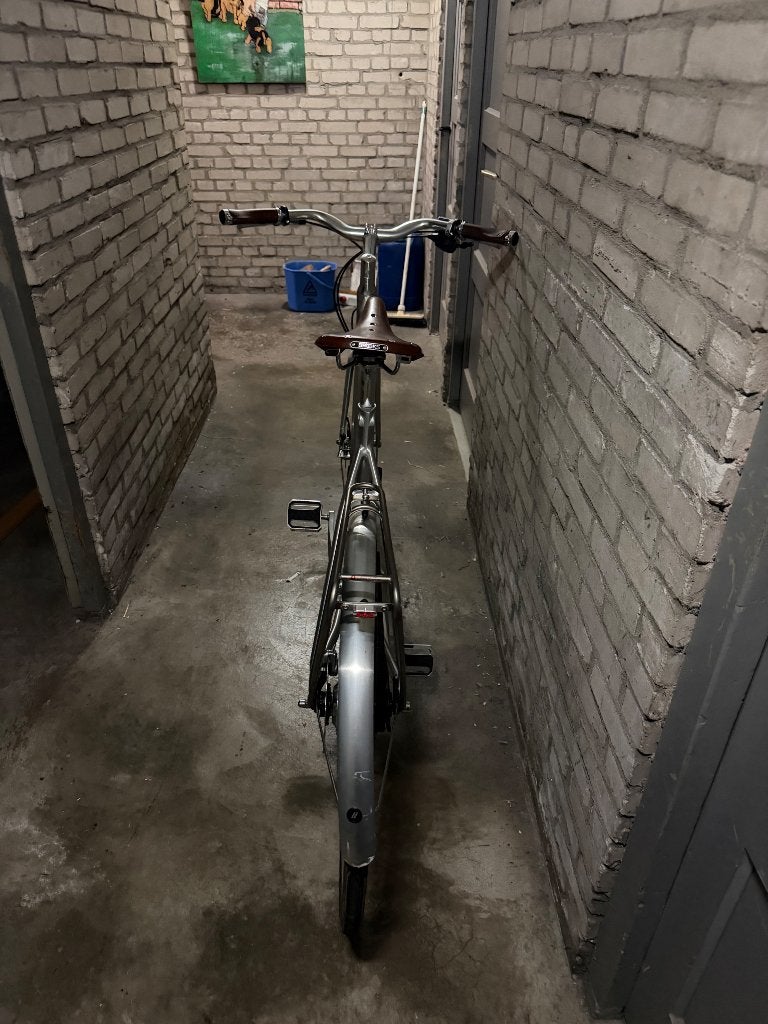 Schindelhauer Friedrich XI 54cm belt drive Alfine 11 + Abus, Fietsen en Brommers, Versnellingen, Zo goed als nieuw, Schijfrem