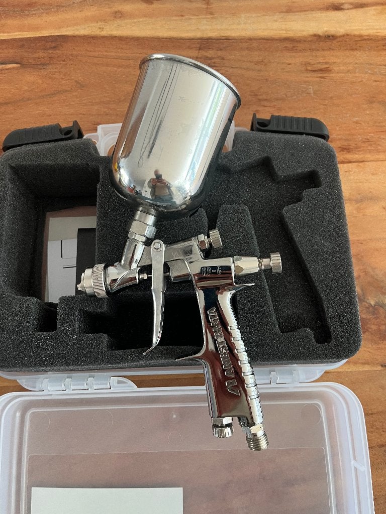 H&S Airbrush - Iwata sprayguns - stille compressor, Ophalen, Gebruikt, Airbrush en Toebehoren