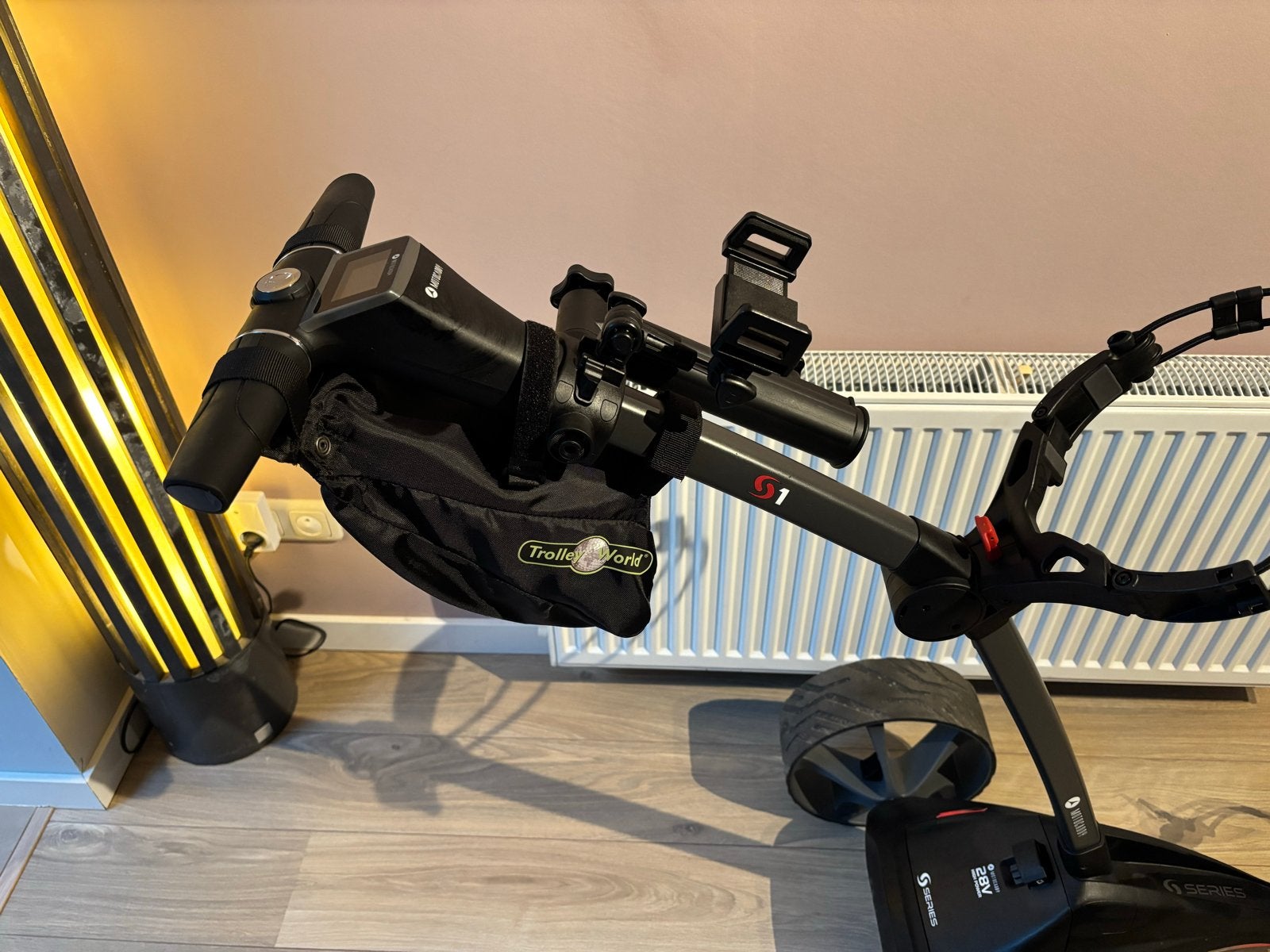 Motocaddy S1 G1 elektrische golftrolley 2 jaar garantie, Ophalen of Verzenden, Zo goed als nieuw, Golfkar, Overige merken