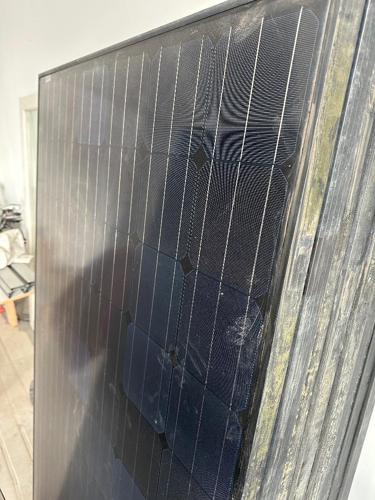 Zonnepanelen set (14 panelen) met omvormers, Tuin en Terras, Overige Tuin en Terras, Gebruikt, Ophalen