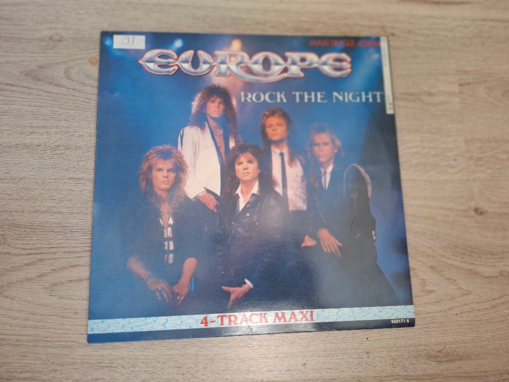 LP/Maxi Single Europe – Rock The Night. (1986), Cd's en Dvd's, LP, Gebruikt, 12 inch, Rock en Metal