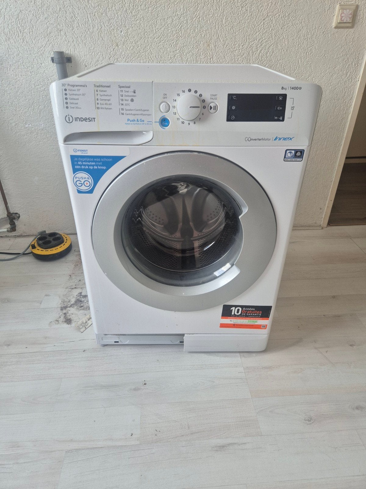 Indesit Wasmachine 8kg 1400 toeren, Witgoed en Apparatuur, Wasmachines, Ophalen