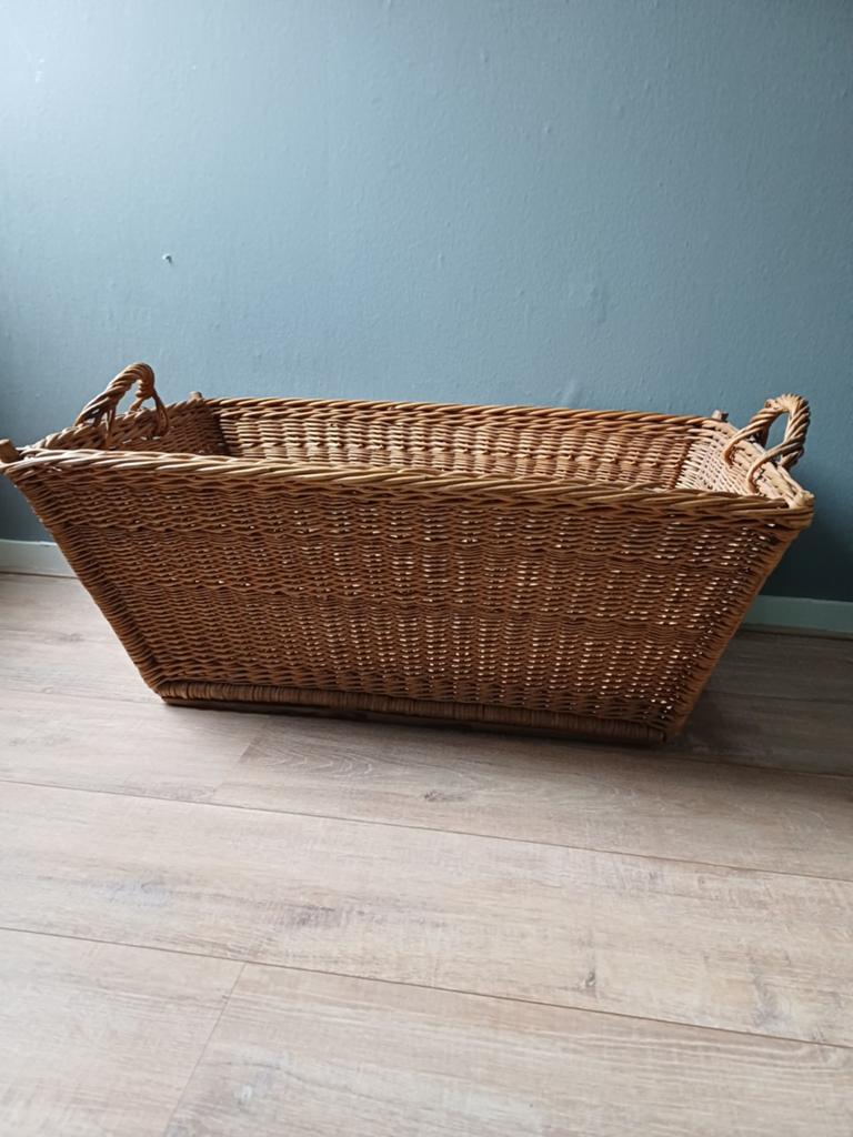 Rieten mand, Ophalen, Gebruikt, Overige materialen, Overige stijlen
