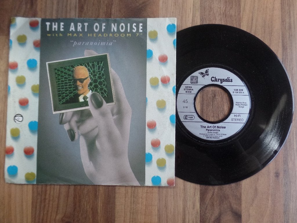 single The Art Of Noise With Max Headroom – Paranoimia, Ophalen of Verzenden, Gebruikt, 7 inch, Pop