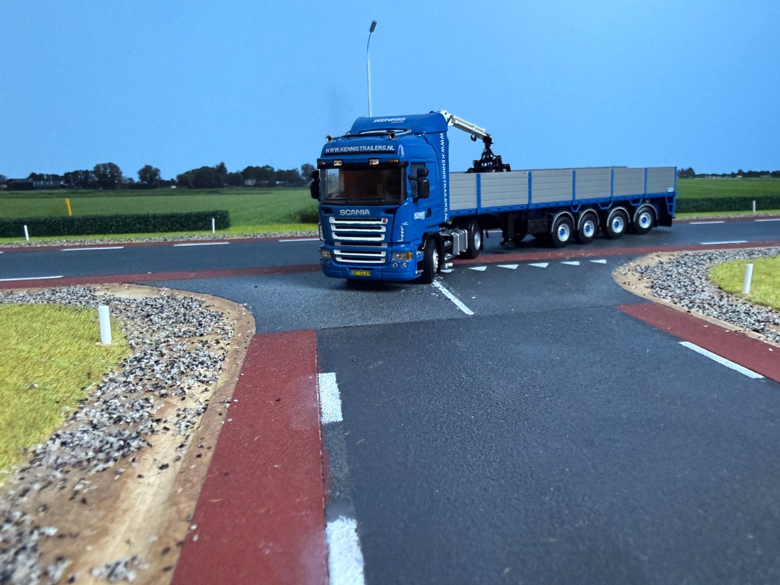 WSI Scania R620 Highline 4x2 4-as Kennis steenopl. 1:50, Hobby en Vrije tijd, Ophalen of Verzenden, Zo goed als nieuw, Bus of Vrachtwagen