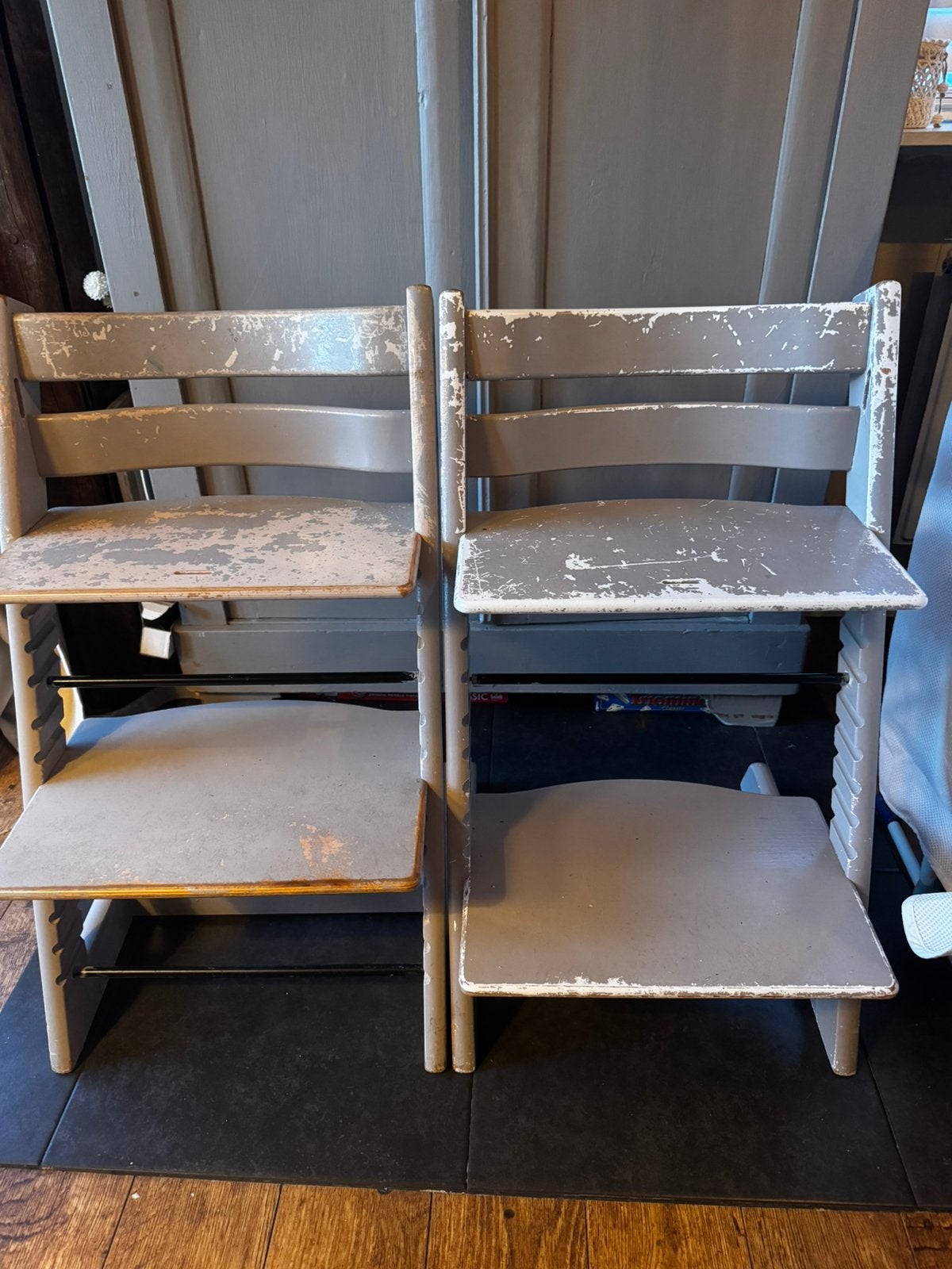 Trip trap stoel 2x, Ophalen, Gebruikt, Meegroeistoel