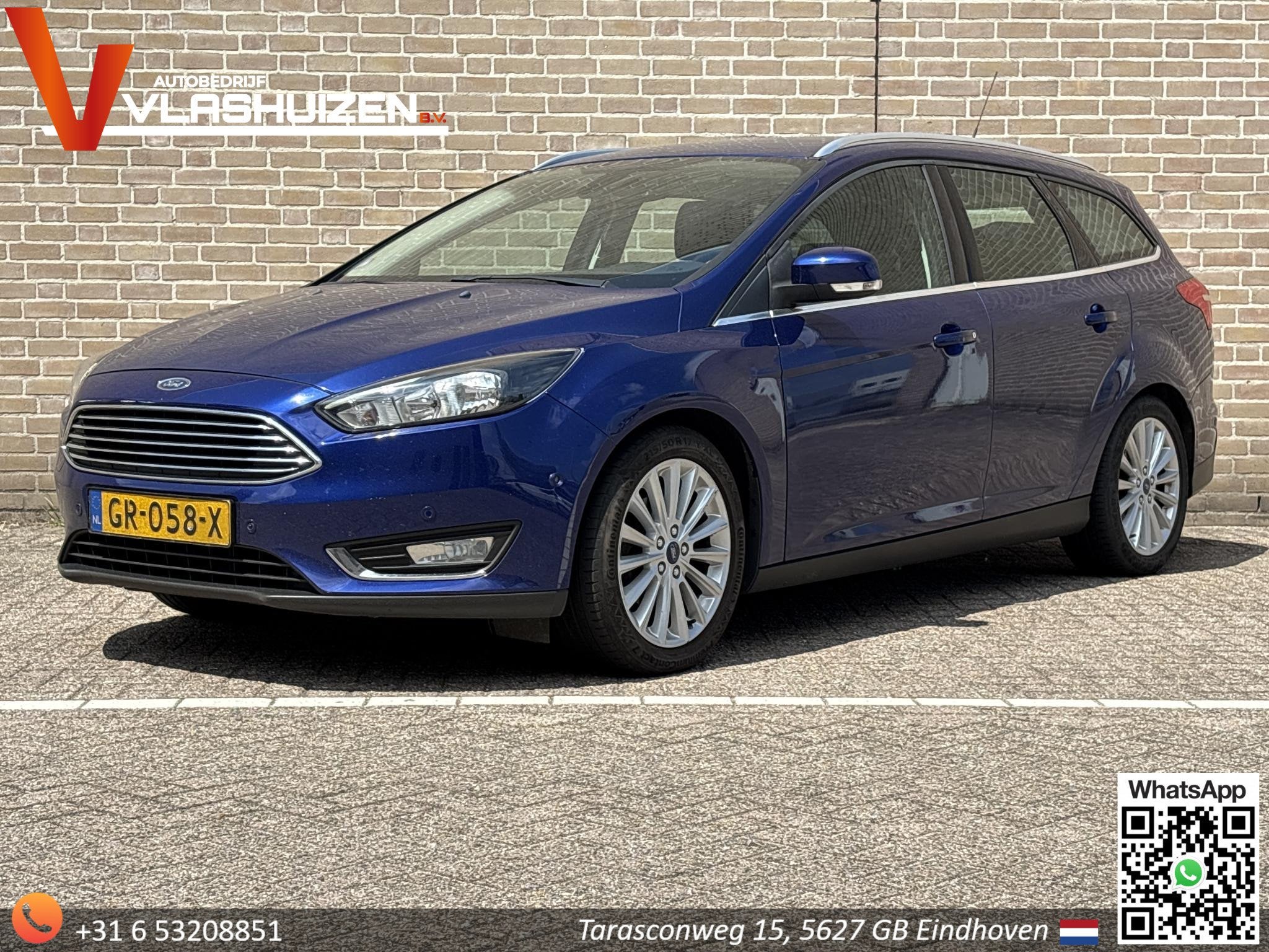 Ford Focus Wagon 1.0 First Edition | Navi | Climate | Cruise, Auto's, Gebruikt, Euro 6, Blauw, Origineel Nederlands
