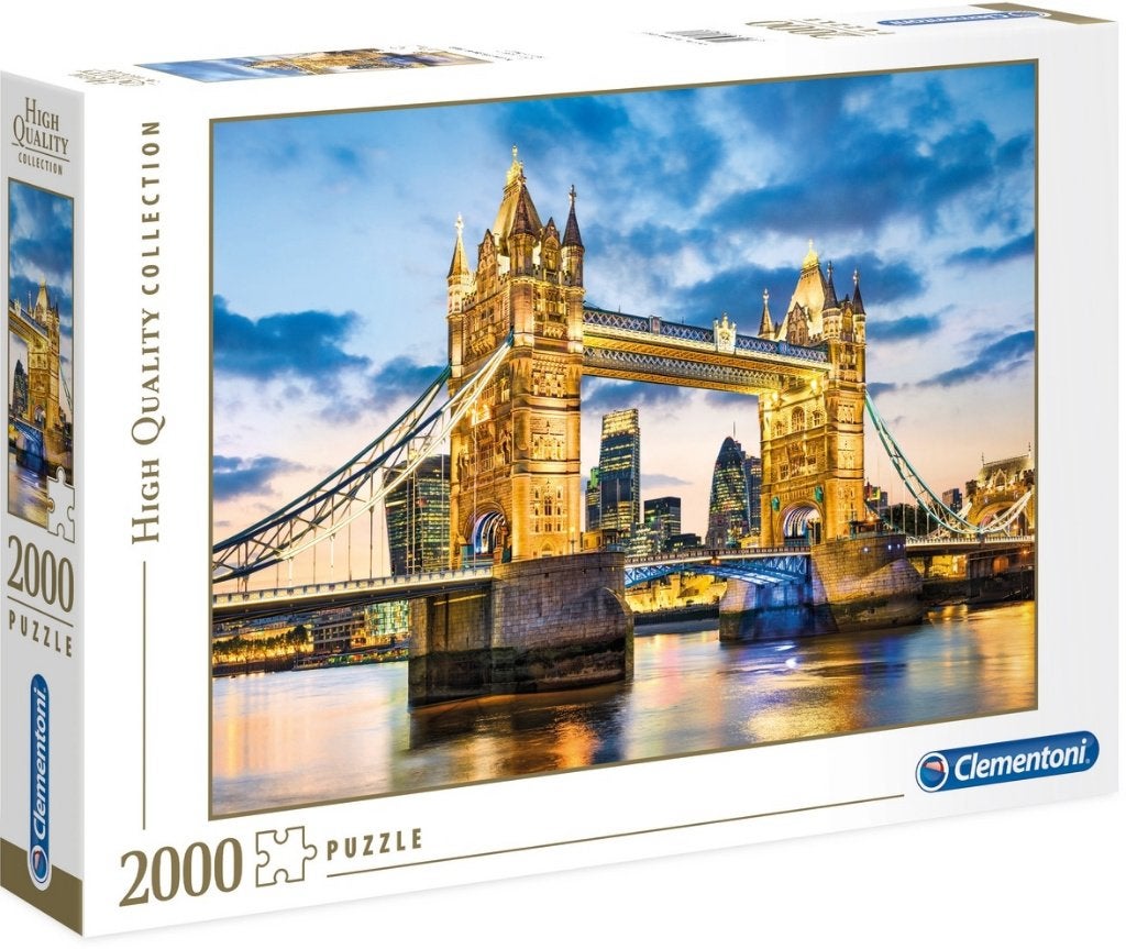 Clementoni: Tower Bridge 2000 stukjes, Ophalen of Verzenden, Minder dan 500 stukjes, Nieuw, Legpuzzel