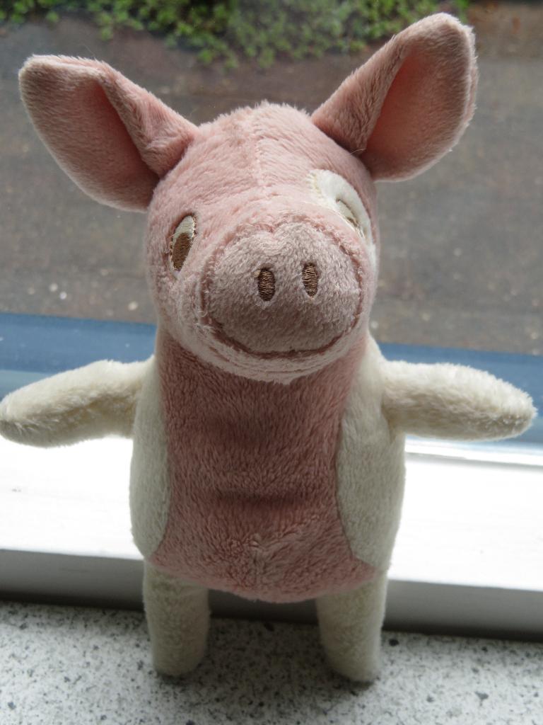 Biggetje big varken varkentje Kelgris van IKEA roze wit, IKEA, Overige typen, Ophalen of Verzenden, Zo goed als nieuw
