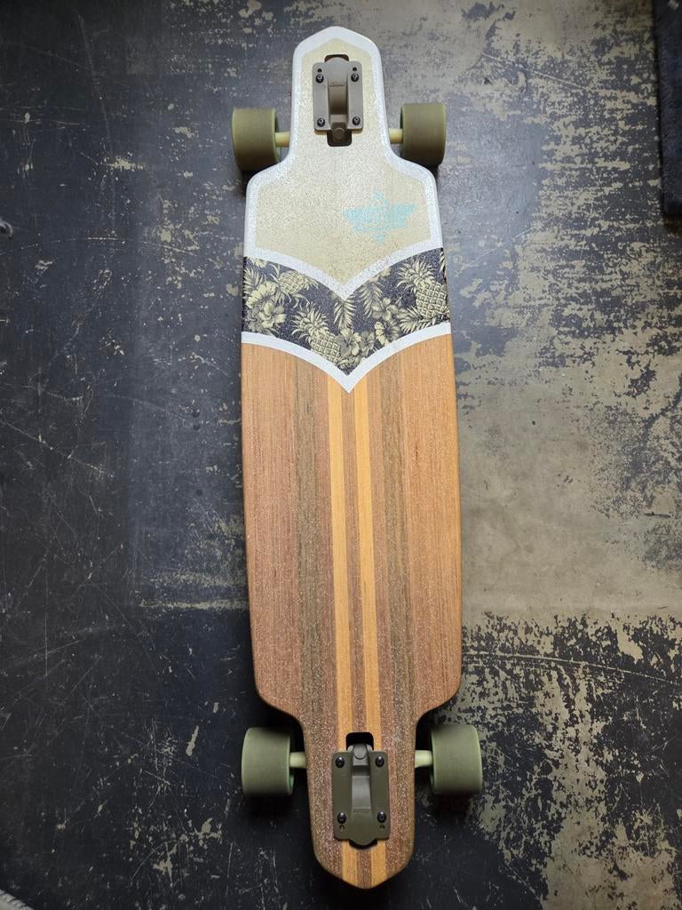 Duster longboard drop through, Sport en Fitness, Skateboarden, Gebruikt, Longboard, Ophalen