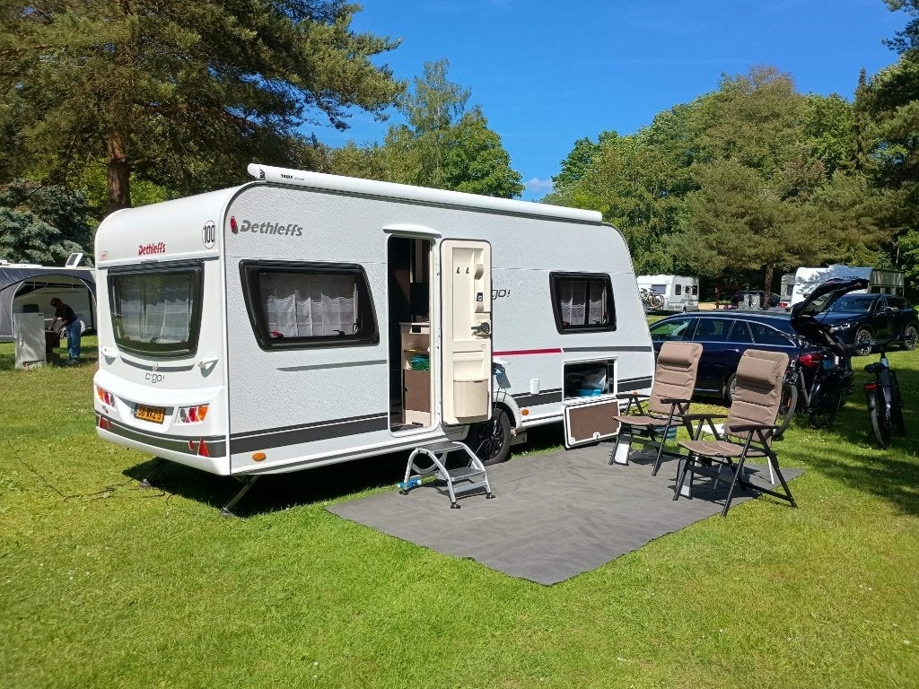 Dethleffs C'Go 495FR. Cassetteluifel - Mover - Bovag 2025, Rondzit, Frans bed, Kachel, Particulier
