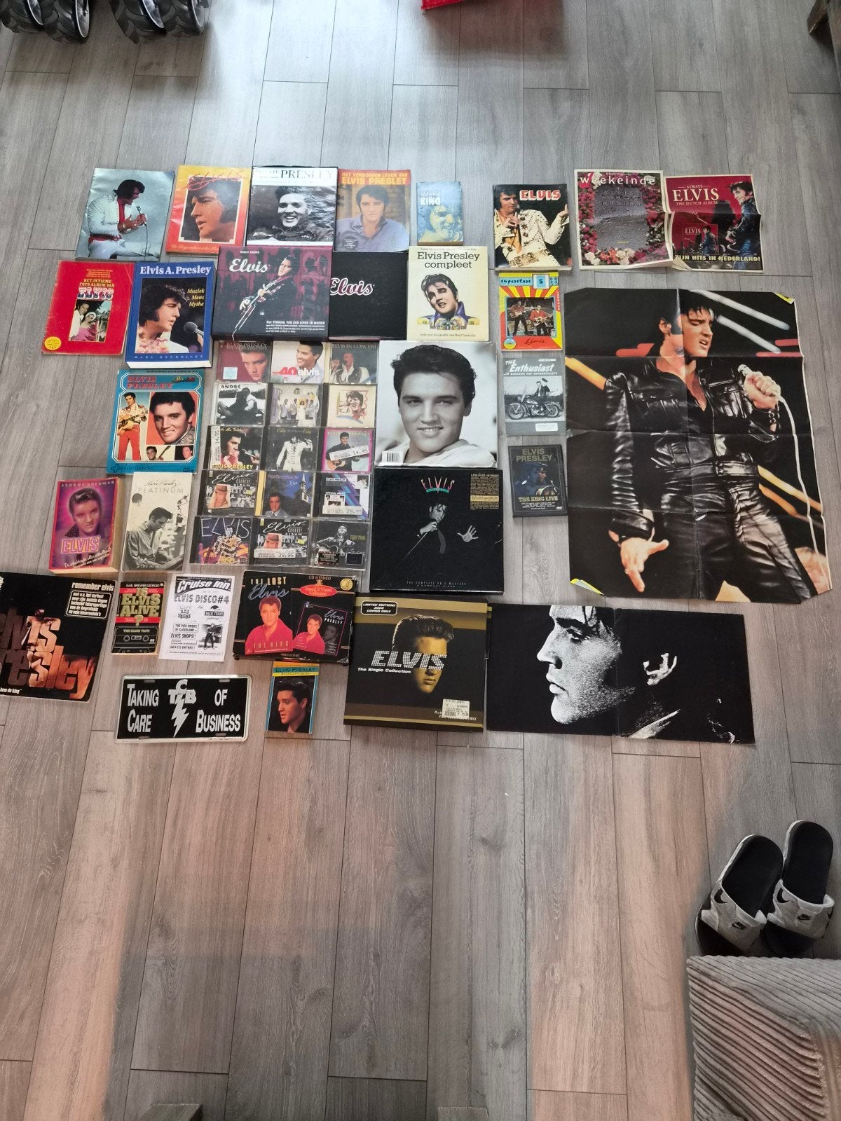 Grote Elvis Presley Verzameling: CD's,  VHS, LP's, Verzamelen, Ophalen