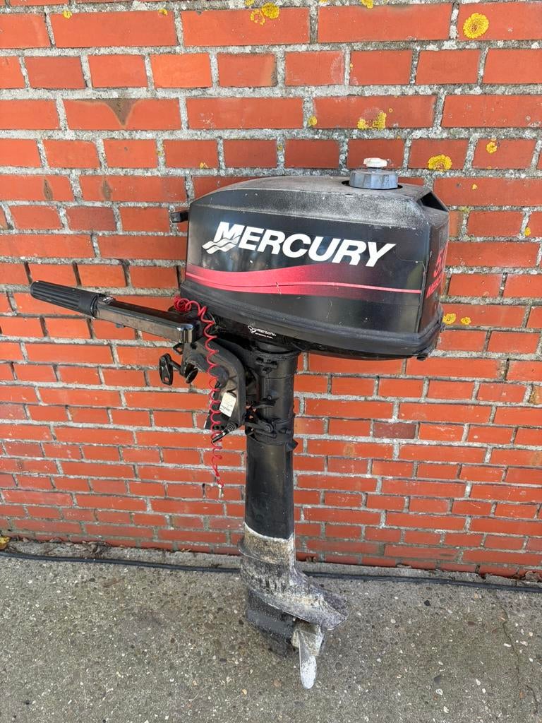 Mercury 5pk buitenboordmotor langstaart 2 takt, Ophalen of Verzenden