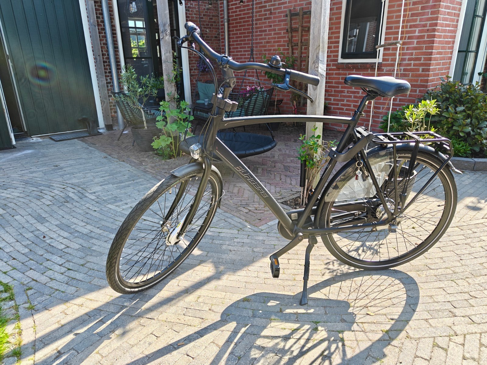 Burgers Urban fiets 2024 Matzwart 65 cm hoog(Als Nieuw), Fietsen en Brommers, Fietsen | Heren | Herenfietsen, 65 cm of meer, Ophalen