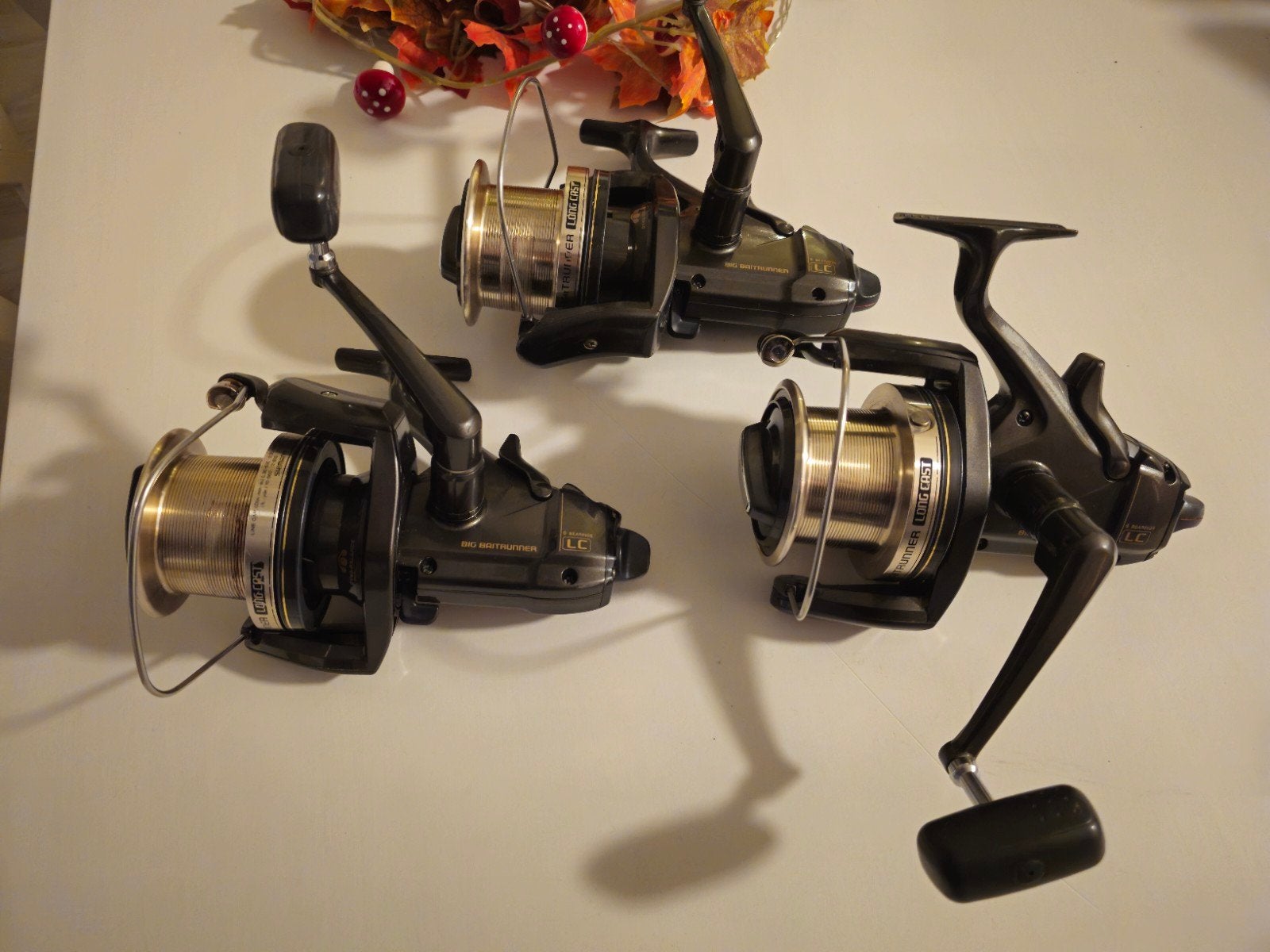 Shimano Big Baitrunner LC Molens (set van 3), Ophalen of Verzenden, Zo goed als nieuw, Molen