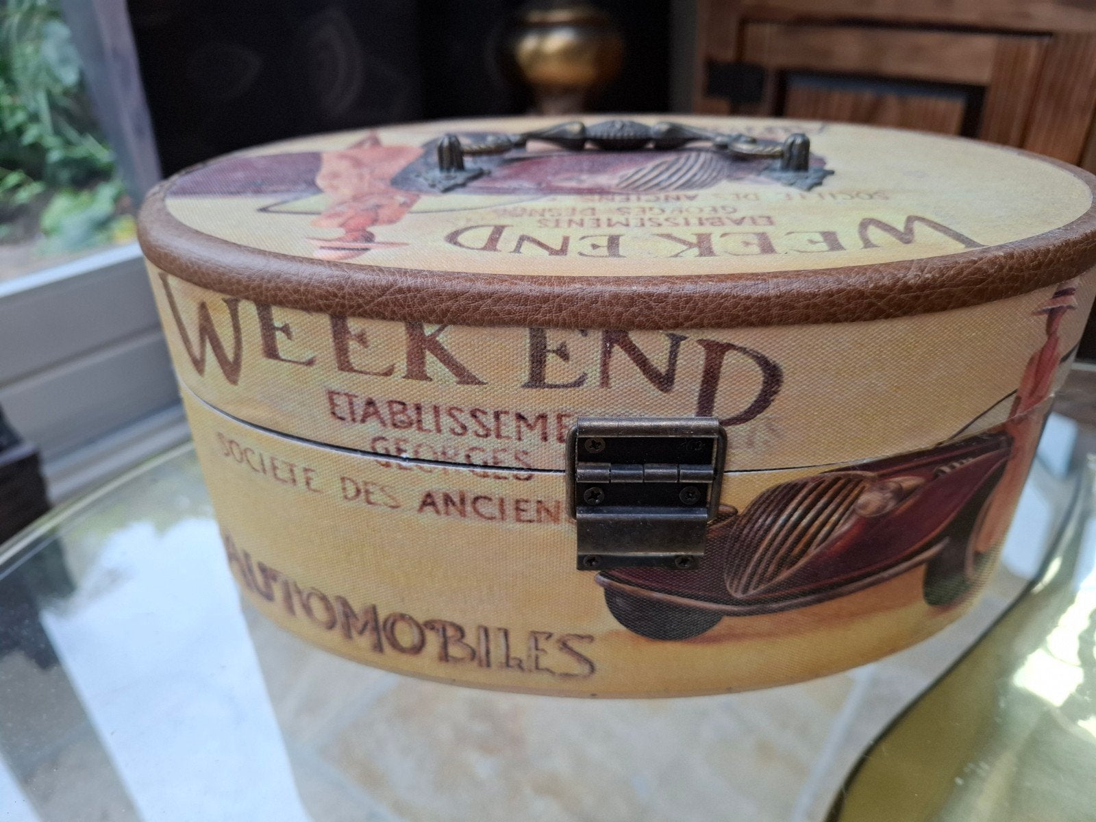 Vintage reclame koffertje beautycase, Antiek en Kunst, Curiosa en Brocante, Ophalen of Verzenden