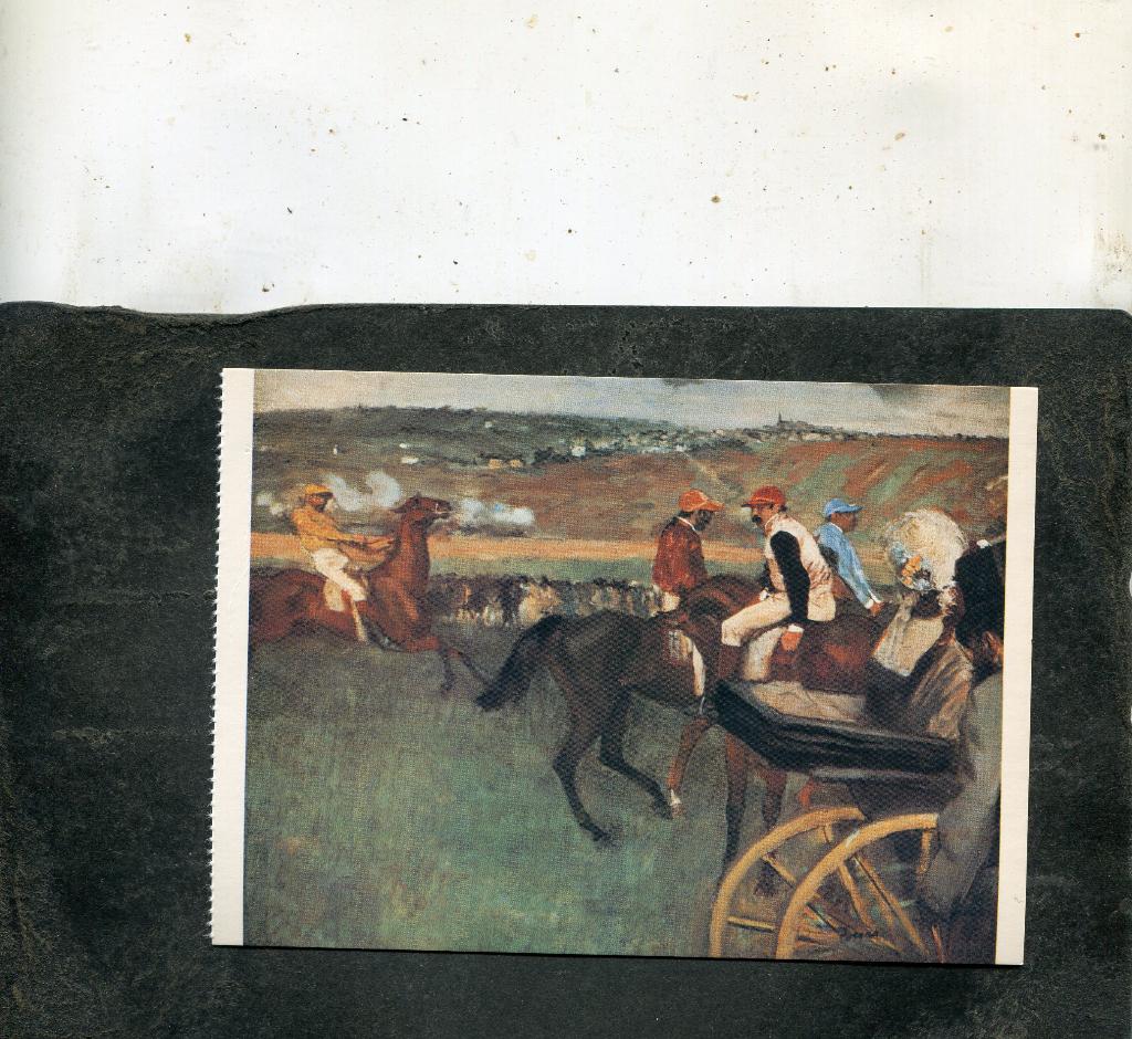 Ansicht Edgar Degas - Op de renbaan, Verzenden, 1980 tot heden, Ongelopen