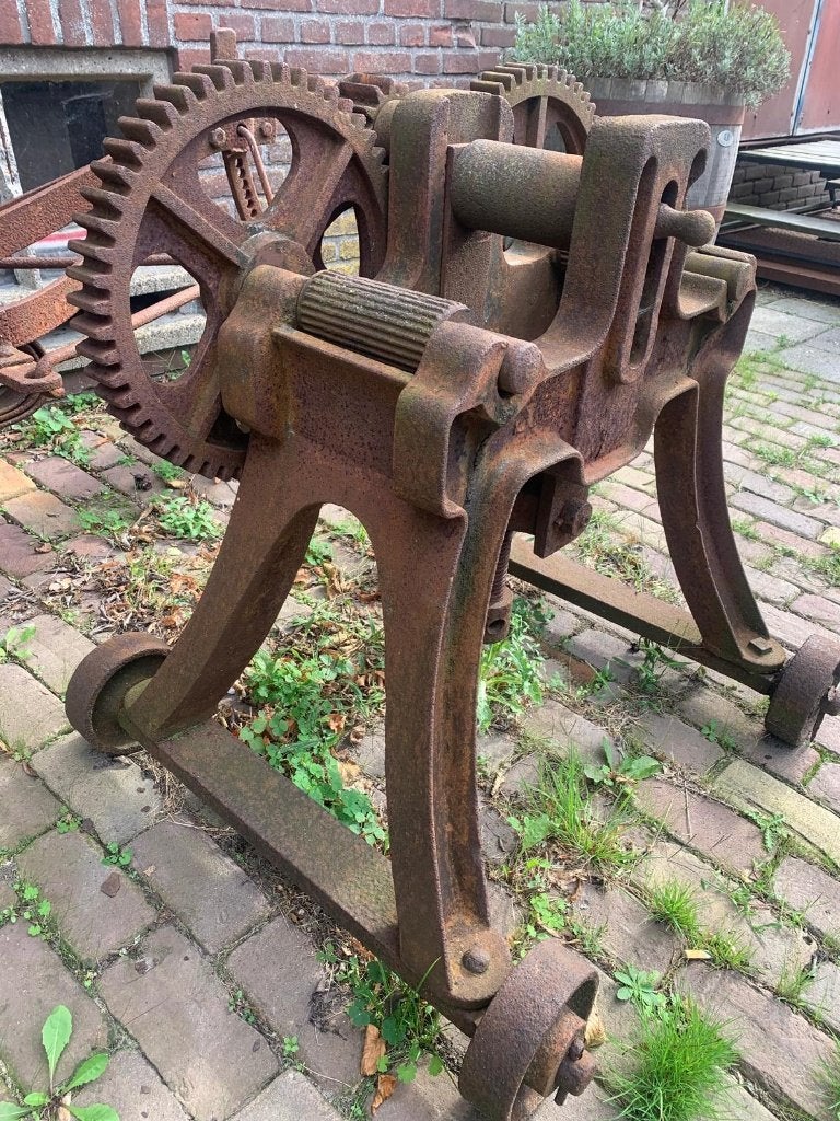 Antieke hoepelwals voor wagenmakers/smeden - Brocante, Antiek en Kunst, Ophalen