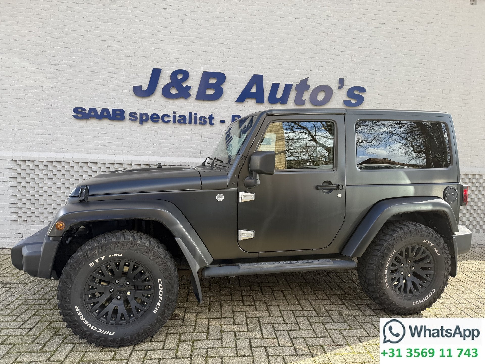 Jeep Wrangler 3.6 Sahara Chelsea uitvoering Cabrio Trekhaak, Auto's, Automaat, 450 kg, Gebruikt, Euro 6