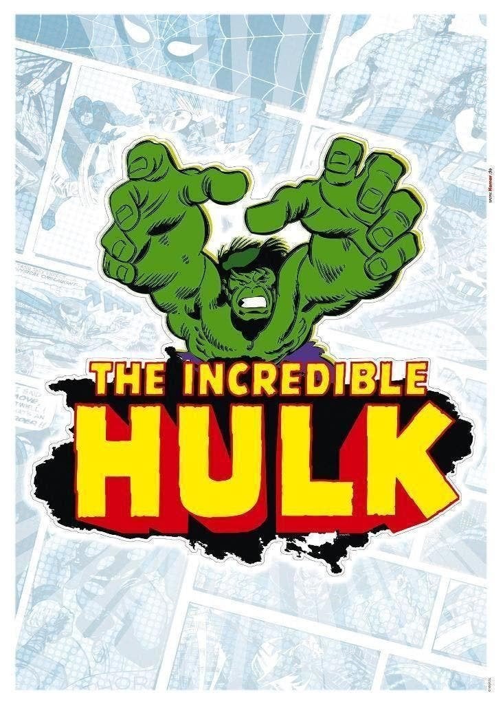 Avengers Muurstickers 50x70 cm - De Hulk - Marvel, Verzamelen, Stickers, Ophalen of Verzenden, Nieuw, Strip of Tekenfilm