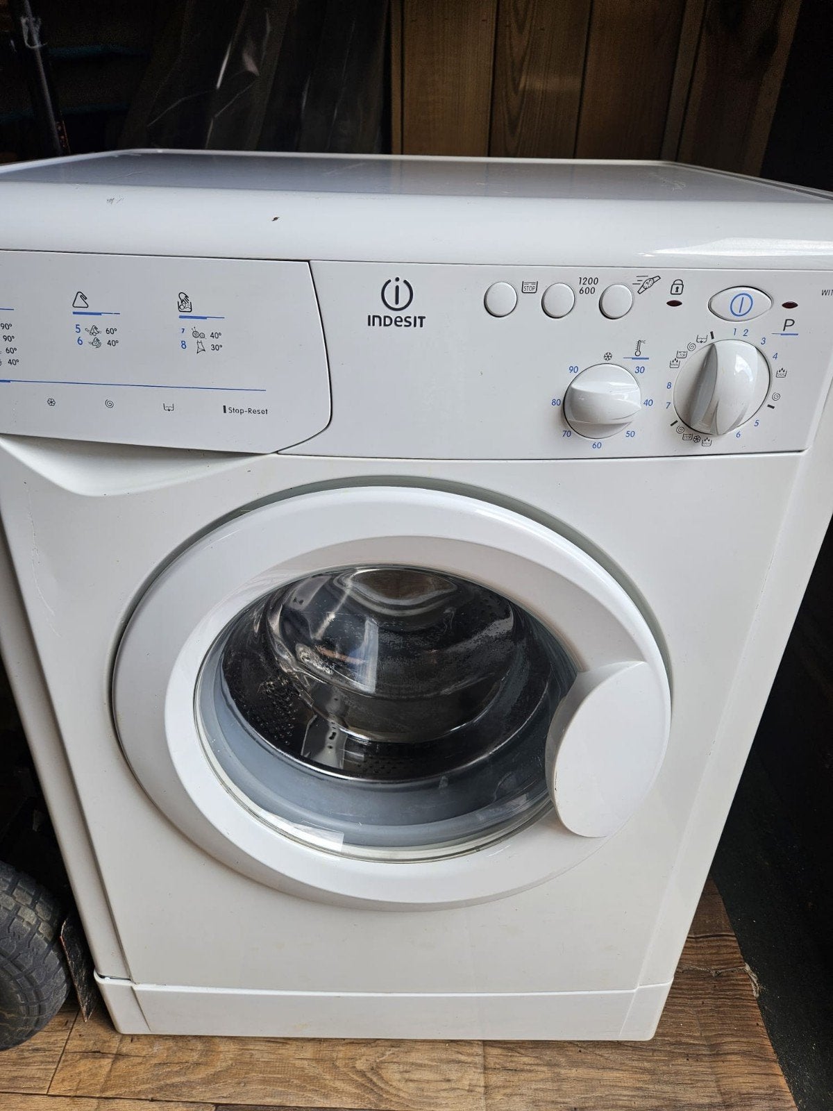 Indesit WI 122 (EX) Voorlader Wasmachine, Ophalen, Gebruikt, Voorlader, 85 tot 90 cm