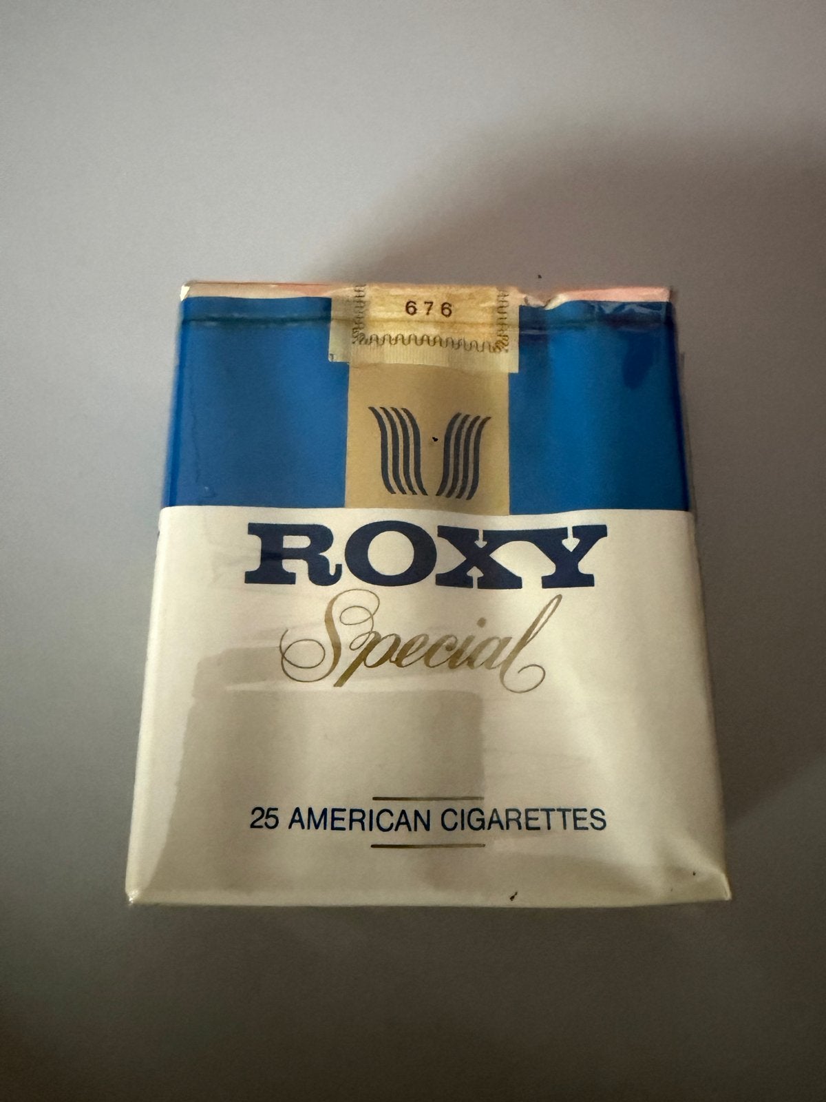 Vintage Roxy Special Sigarettenpakje - 25 American Cigarette, Ophalen, Nieuw, Tabaksdoos of Verpakking