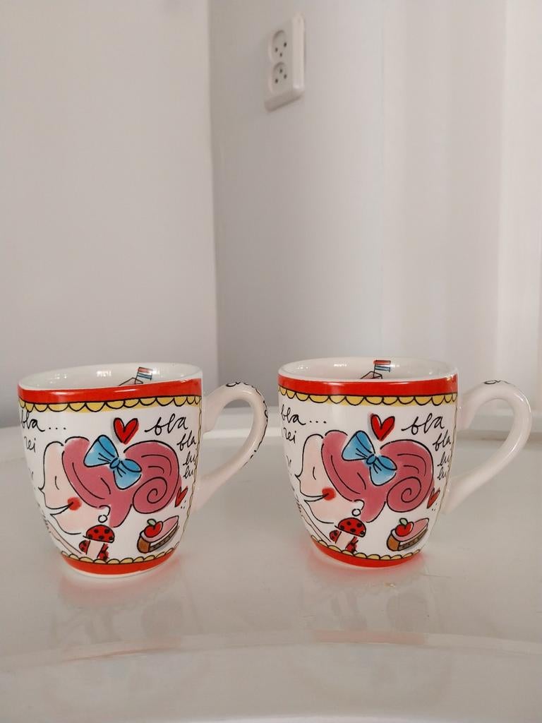 Blond Amsterdamkopjes (3stuks), Huis en Inrichting, Keuken | Servies, Blond Amsterdam, Keramiek, Ophalen of Verzenden, Zo goed als nieuw