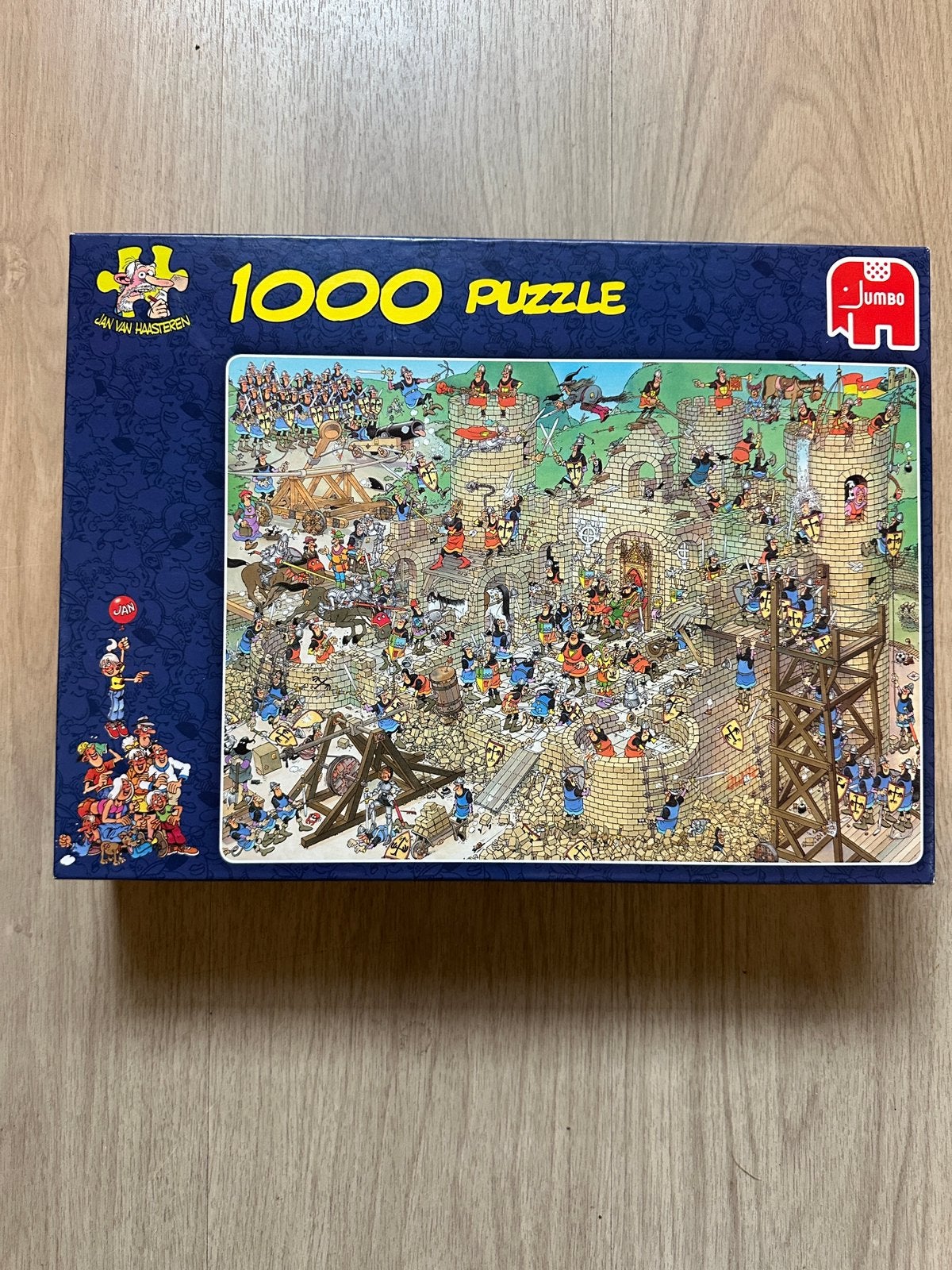 Jan van Haasteren - De Middeleeuwen - 1000 stukjes, Ophalen of Verzenden, 500 t/m 1500 stukjes, Zo goed als nieuw
