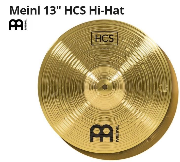 MEINL HCS 13" Hihat, Ophalen of Verzenden, Zo goed als nieuw, Overige merken