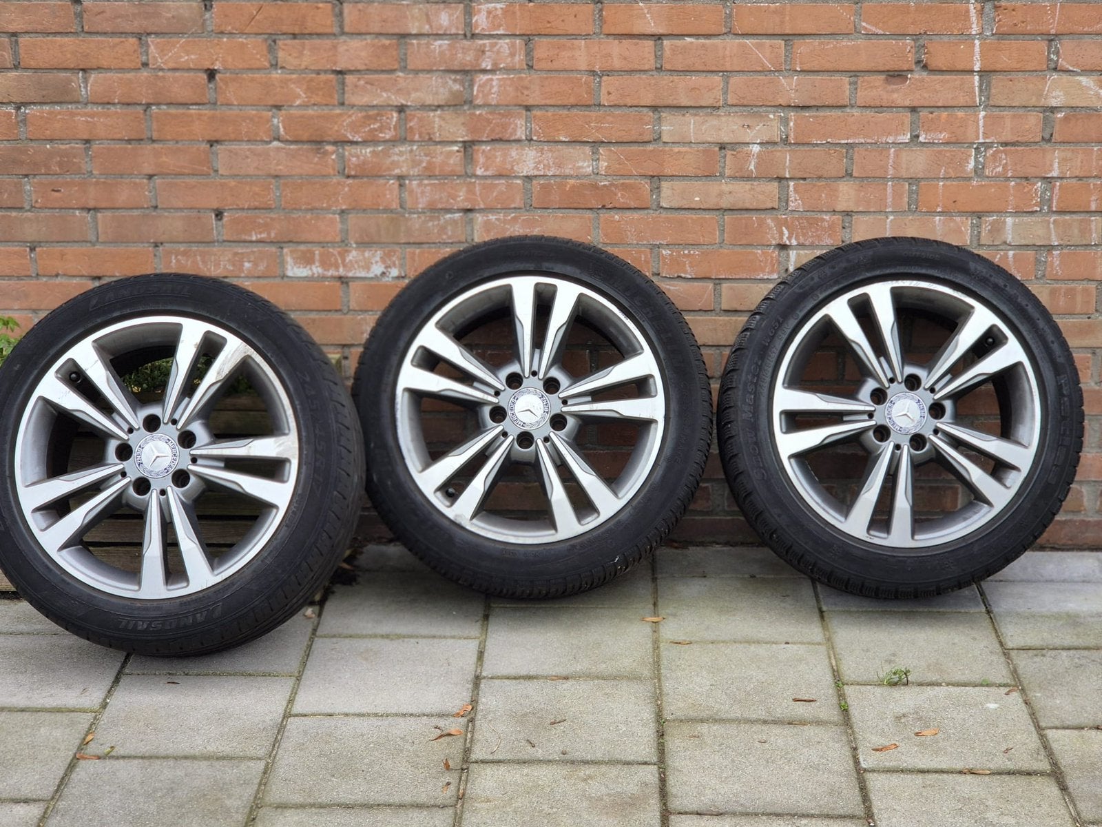 245/45/17 mercedes velgen/banden, Auto-onderdelen, Ophalen, 245 mm, Banden en Velgen, 17 inch