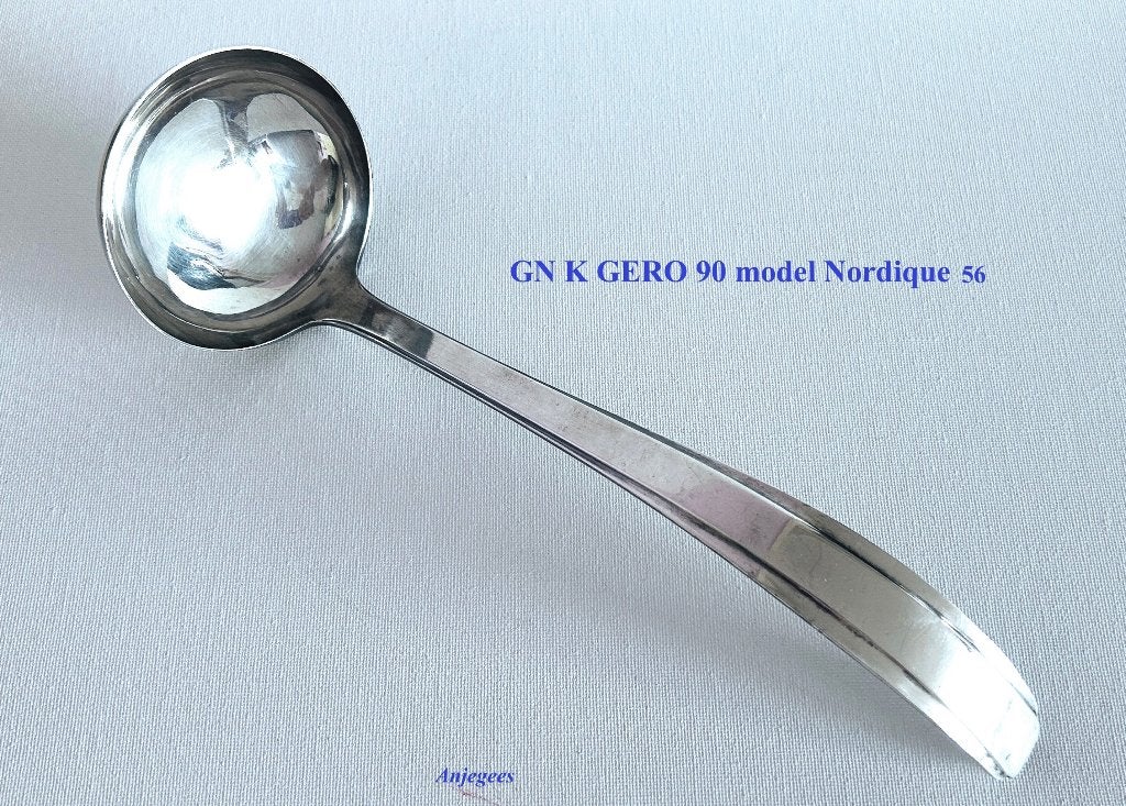 GERO 90 Nordique 56 Verzilverde Soeplepel GN G Nilsson, Ophalen