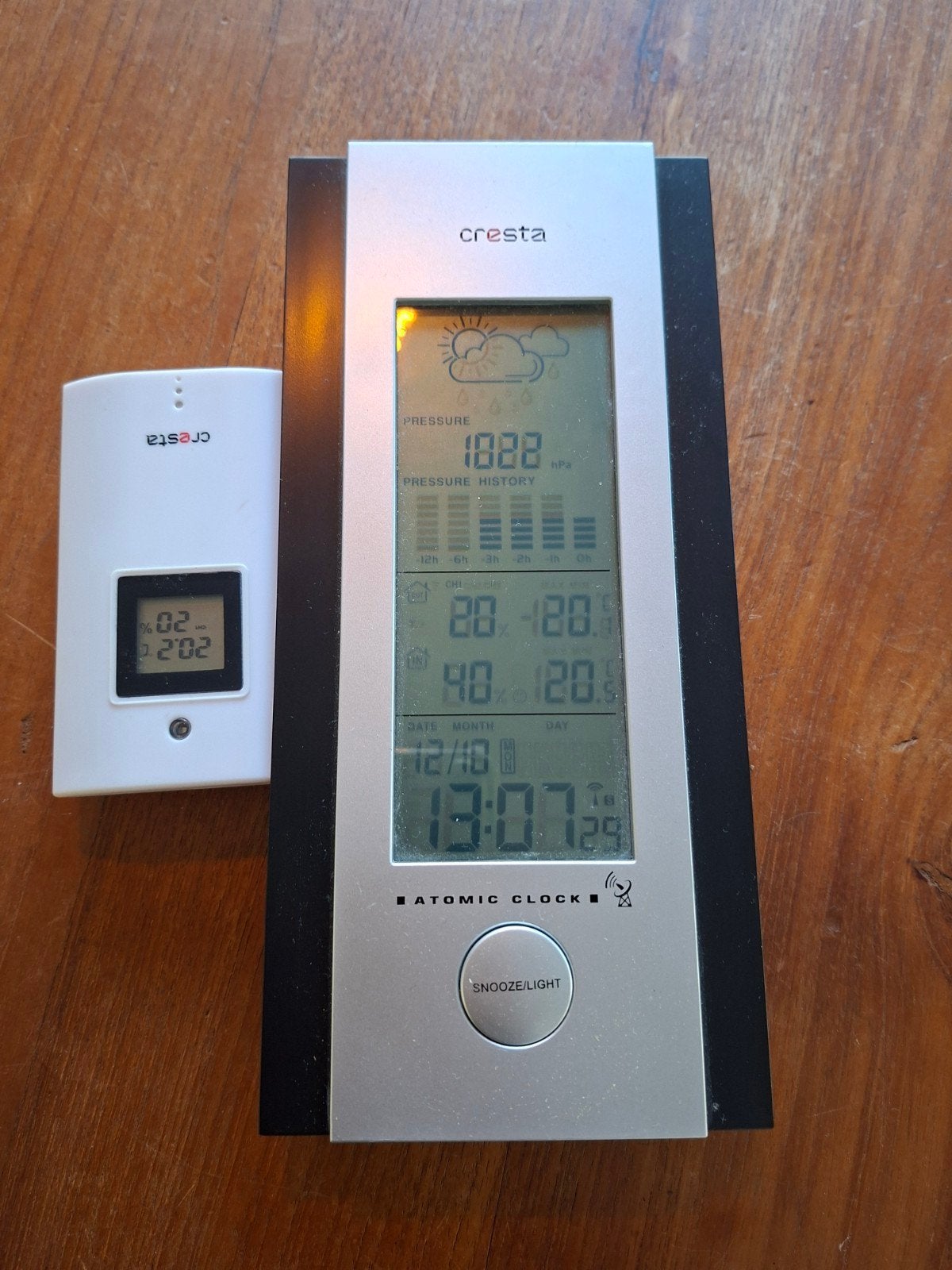 Cresta DTX250 digitaal weerstation, Ophalen of Verzenden, Gebruikt, Weerstation