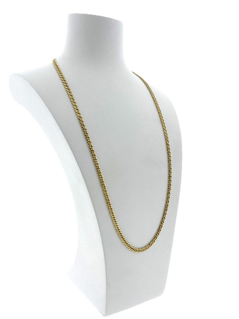 18 Karaat Gouden Cuban Link Chain Schakelketting, Ophalen, TIEMAN JUWELIERS, -, Zo goed als nieuw