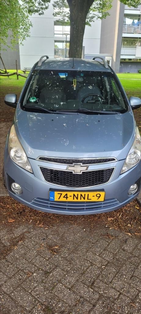 Chevrolet Spark 1.0 2010 Blauw, Voorwielaandrijving, 839 kg, Zwart, 4 cilinders